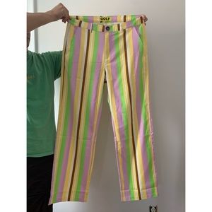 Golf Wang Striped Pants (Kiwi)